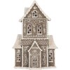 Clayre & Eef Dekorační domeček s LED 23x11x33 cm