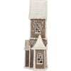 Clayre & Eef Dekorační domeček s LED 23x11x33 cm