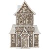 Clayre & Eef Dekorační domeček s LED 23x11x33 cm
