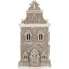 Clayre & Eef Dekorativní domeček s LED světly 17x15x35 cm
