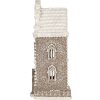 Clayre & Eef Dekorativní domeček s LED světly 17x15x35 cm