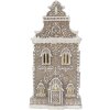 Clayre & Eef Dekorativní domeček s LED světly 17x15x35 cm