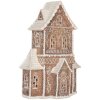 Clayre & Eef Dekorační domeček s LED 16x8x23 cm