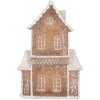 Clayre & Eef Dekorační domeček s LED 16x8x23 cm