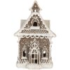 Clayre & Eef 6PR5810 Dekorativní domeček s LED 13x12x20 cm