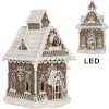 Clayre & Eef 6PR5810 Dekorativní domeček s LED 13x12x20 cm