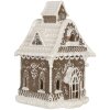 Clayre & Eef 6PR5810 Dekorativní domeček s LED 13x12x20 cm