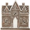 Clayre & Eef Dekorativní domeček s LED 26x10x25 cm