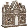 Clayre & Eef Dekorativní domeček s LED 26x10x25 cm