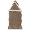 Clayre & Eef Dekorační domeček s LED 12x11x25 cm
