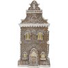 Clayre & Eef Dekorační domeček s LED 12x11x25 cm