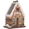 Clayre & Eef Dekorační domeček s LED 15x8x19 cm