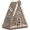 Clayre & Eef Dekorační domeček s LED 17x10x18 cm