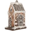 Clayre & Eef Dekorativní domeček s LED osvětlením 15x9x20 cm