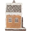 Clayre & Eef Dekorativní domeček s LED osvětlením 15x9x20 cm