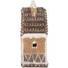 Clayre & Eef 6PR5827 Dekorace Domeček s LED 13x9x20 cm