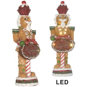 Clayre & Eef Dekorační louskáček s LED...