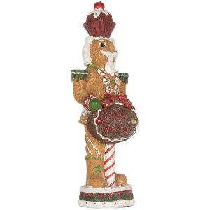 Clayre & Eef Dekorační louskáček s LED 12x10x35 cm