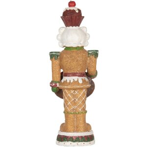 Clayre & Eef Dekorační louskáček s LED 12x10x35 cm