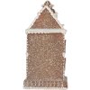 Clayre & Eef Dekorační domeček s LED 12x11x25 cm
