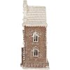 Clayre & Eef Dekorační domeček s LED 12x11x25 cm