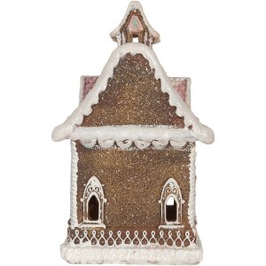 Clayre & Eef Dekorace Dům s LED 16x15x25 cm