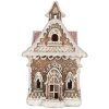 Clayre & Eef Dekorace Dům s LED 16x15x25 cm