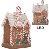 Clayre & Eef 6PR5834 Dekorativní domeček s LED 16x12x23 cm
