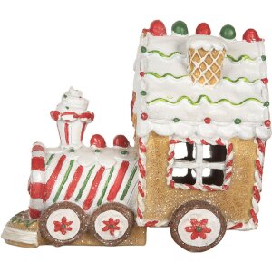 Clayre & Eef 6PR5840 LED Lokomotiva 21x12x17 cm