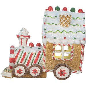 Clayre & Eef 6PR5840 LED Lokomotiva 21x12x17 cm