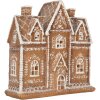 Clayre & Eef Dekorativní domeček s LED 21x8x20 cm