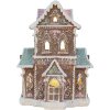 Clayre & Eef Dekorativní domeček s LED 15x12x20 cm