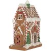 Clayre & Eef Dekorativní domeček s LED 15x9x20 cm