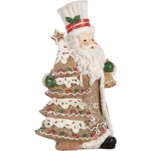 Clayre & Eef Dekorace Santa Claus 15x11x25 cm