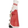 Clayre & Eef Dekorace Santa Claus 15x11x25 cm