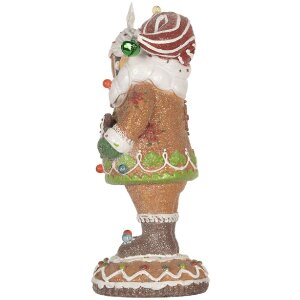 Clayre & Eef Dekorace Santa Claus s LED 15x13x32 cm