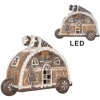 Clayre & Eef Dekorace Domeček s LED 21x11x16 cm