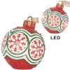 Clayre & Eef 6PR5859 Vánoční koule s LED Ø 12x14 cm