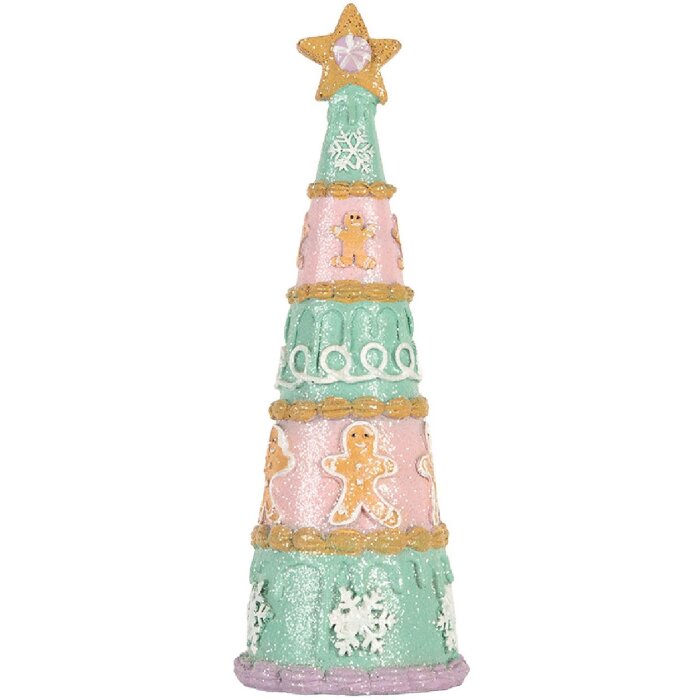 Clayre & Eef Vánoční stromek Ø 9x25 cm