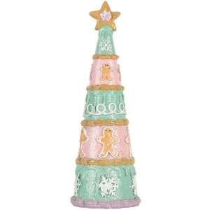 Clayre & Eef Vánoční stromek Ø 9x25 cm