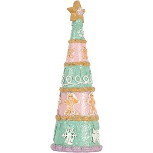 Clayre & Eef Vánoční stromek Ø 9x25 cm