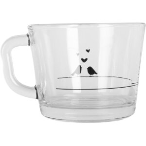 Clayre & Eef Sklenice na čaj 13x10x9 cm / 350 ml