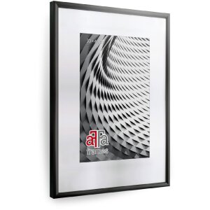 FramesFactory Dřevěný rám Finger 30x40 cm černý s akrylovým sklem