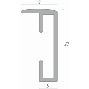 FramesFactory Hliníkový fotorámeček 28x35 cm bílý