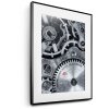 FramesFactory Hliníkový rám 59,4x84,1 cm černý s umělým sklem