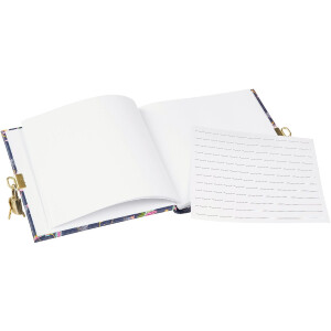 Goldbuch Denník Tropické Ptactvo Modré 16x16 cm