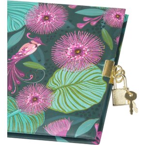 Goldbuch Denník Tropické Ptactvo zelený 16x16 cm