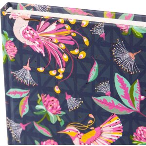 Goldbuch Zápisník Tropické Ptactvo Modré 15x22 cm