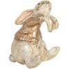 Clayre & Eef 6PR5485 Dekorativní králík 6x5x7 cm béžovo-hnědý