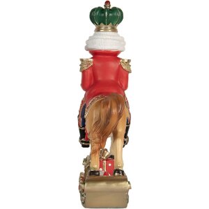 Clayre & Eef Louskáček na houpacím koni 24x8x31 cm